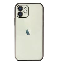 Mey İthalat® iPhone 11 Kılıf Lensli Silikon - Siyah