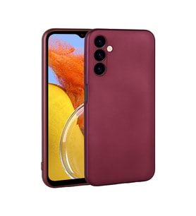 Galaxy M14 Kılıf Zore Premier Silikon Kapak (Mürdüm)