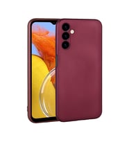 Galaxy M14 Kılıf Zore Premier Silikon Kapak (Mürdüm)