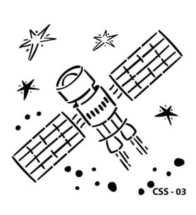 CADENCE CSS-03 STENCİL ŞABLON 25x25 - UYDU