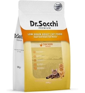 Premium Düşük Tahıllı Tavuklu Yetişkin Kedi Maması 1 kg