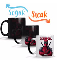 Deadpool 02 Sihirli Kupa Bardak Porselen