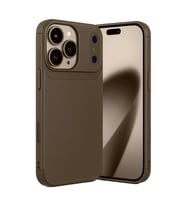 iPhone 17 Pro Max Auto Focus Karbon Kapak - Kahverengi