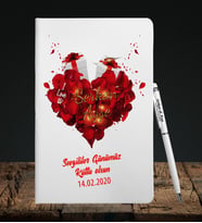 Sevgililer Gününe Özel Defter Kalem Seti 32