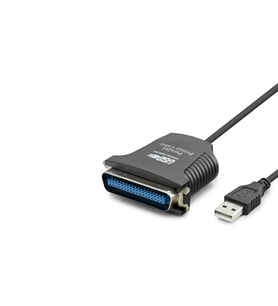 Usb To Paralel Lpt Yazıcı Dönüştürücü Kablosu 80 Cm Siyah HDX7526