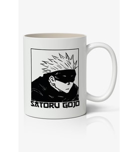 Jujutsu Kaisen Satoru Gojo Temalı Baskılı Kişiye Özel Kupa Bardak - Sevgiliye Arkadaşa Hediye (Beyaz)