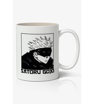 Jujutsu Kaisen Satoru Gojo Temalı Baskılı Kişiye Özel Kupa Bardak - Sevgiliye Arkadaşa Hediye (Beyaz)