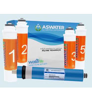 Waterfil  İçin Tak Çevir 5'li Filtre Takımı ORJİNAL BENC Membranlı