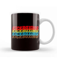Vintage Kickboxing Retro Kickboxer Fighter Martial Arts MMA Kupa Bardak Porselen