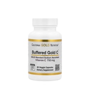 California Gold Nutrition Buffered Gold C 750 mg 60 Kapsül