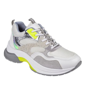 Pullman Simli Kadın Spor Ayakkabı Sneaker SMS-30162 BEYAZ SİMLİ