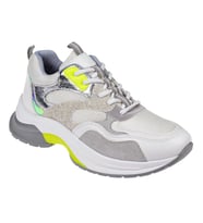 Pullman Simli Kadın Spor Ayakkabı Sneaker SMS-30162 BEYAZ SİMLİ