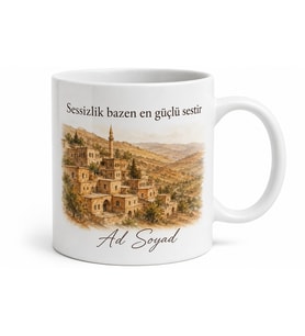 Siirt Anadolu Sessizliği Temalı Kupa Bardak Özel Tasarım Hediye