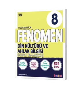 Fenomen Yayıncılık Fenomen Yayınları 8 Sınıf Din Kültürü Ve Ahlak Bilgisi Soru Bankası (Çok Renkli)