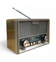 Nostaljik Ahşap Radyo mini radyo (bluetooth,usb,aux destekli)