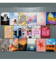 POSTER SET 13 BE POSİTİVE TASARIM İCE CREAM DUVAR KAĞIDI (Karışık)
