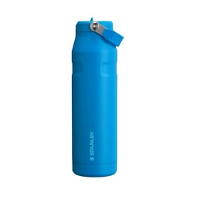 STANLEY 10-12111-079 PİPETLİ THE ICEFLOW BOTTLE FLIP STRAW 1.06 LT. PASLANMAZ ÇELİK TERMOS MAVİ