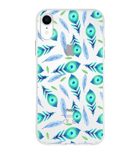 PrintiFy Apple  iPhone XR ile Uyumlu 1mm Slim Fit Nazar Boncuğu 3 Baskılı Şeffaf  Kılıf