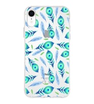 PrintiFy Apple  iPhone XR ile Uyumlu 1mm Slim Fit Nazar Boncuğu 3 Baskılı Şeffaf  Kılıf