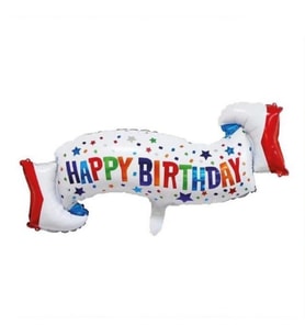 Happy Birthday Yıldızlı Folyo Balon