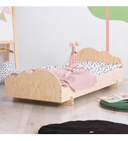 Tresca Ahşap Yatak Montessori Karyola Çocuk Yatak Beşik