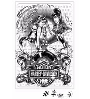 Motor Harley Davılson Cycles Garage Puzzle 240 Parça Yapboz