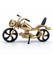 Pirinç Motosiklet Maketi Dekoratif Motor Modeli 3203