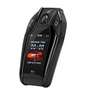 Smart Key Akıllı Araç Anahtarı TK800 Siyah Dokunmatik Ekranlı Uzaktan Kumanda Smart Display Key Universal Araba Anahtarı