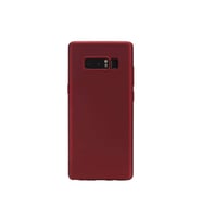 Samsung Galaxy Note 8 Premium Silikon Kılıf Bordo