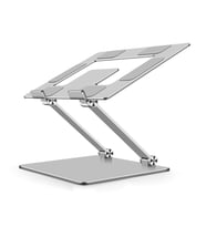 Winex Metal Ayarlanabilir Laptop, Tablet, Macbook, Matebook Yükseltici Katlanabilir Stand Tutucu Gümüş