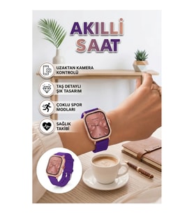 Kadın Akıllı Saat Seti – Uzaktan Telefon Kamera Kontrolü