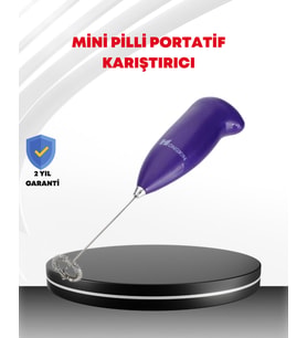 El Tipi Pratik Mikser – Kahve, Süt, Bebek Maması ve Yumurta Çırpıcı
