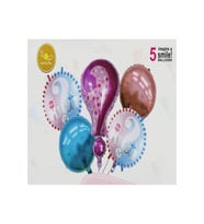ÇITIPITISTORE Takım Folyo Balon Cinsiyet Pembe 5 Li