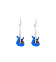 Gitar Küpe Mavi