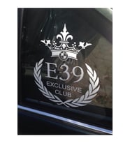 Bmw E39 Exclusive İçin Uyumlu Aksesuar Club Oto Sticker Adet 18*5 Cm