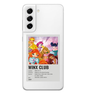 Samsung Galaxy S22 Uyumlu Winx Club Poster Tasarımlı Şeffaf Telefon Kılıfı
