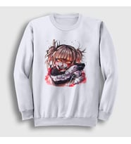 Presmono Unisex Beyaz Himiko Toga V2 Anime My Hero Academia Sweatshirt 359550tt
