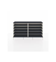 Arges Konsol 8 Raflı  176x30x99 Aytaşı-Antrasit