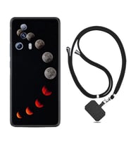 Xiaomi Mi 13 Lite Kılıf Resimli Boyun Askılı İpli Desenli Silikon Series Mooons 1861