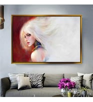 Altın Çerçeveli dekoratif tablo l308 (Gold)