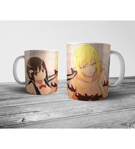 Pixxa Monogatari - Shinobu Oshino - Kiss-Shot Kupa Bardak Model 2