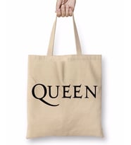 Queen Logo Bez Çanta Uzun Saplı