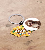 BK Gift Evcil Dostlara Özel İsimli 2’li Ahşap Pet Tasma Künyesi - Model 3-8