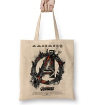Avengers Flowers Marvel 01 Bez Çanta Uzun Saplı