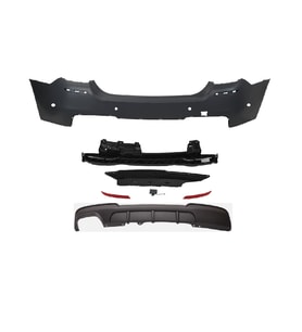BMW 5 SERİSİ F10 UYUMLU M TECH ARKA TAMPON+DİFÜZÖR 2011-2016
