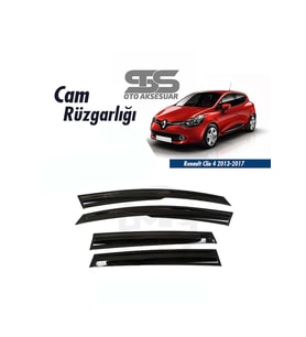 Cam Rüzgarlığı Renault Clio 4 2013-2017 Mügen Tip Piano Black