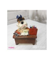 YY0943 Masadaki Sıkılmış Köpek Silikon Kalıp
