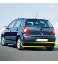 VW Polo 2002-2005 Arka Tampon Alt Eki Spoyleri 6Q6807521