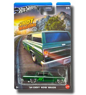 Hot Wheels - Hot Wagons - '64 Chevy Nova Wagon (1/64)