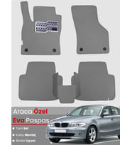 BMW 1 SERİSİ E87 (2004-2011) Uyumlu EVA Paspas Tam Set–Araca Özel,Su Geçirmez,Kolay Montaj